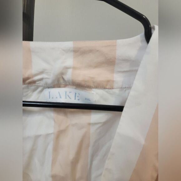 Lake Pajamas Kimono Robe - Stripe Xxl - Picture 3 of 6